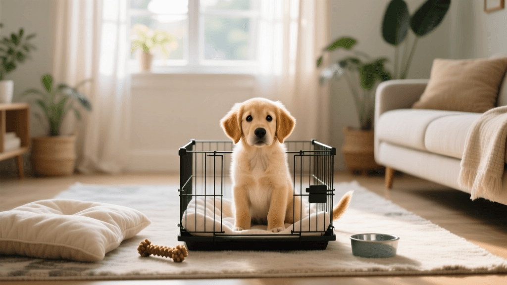The Complete Beginner's Handbook to Puppy Crate Training