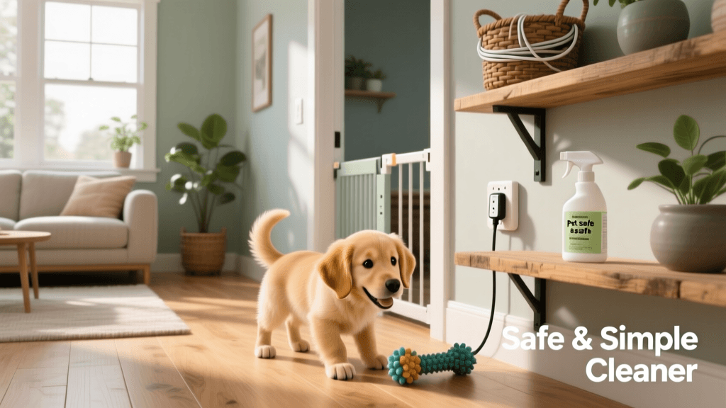 DIY Puppy-Proofing: Homemade Cleaners and Home Hacks