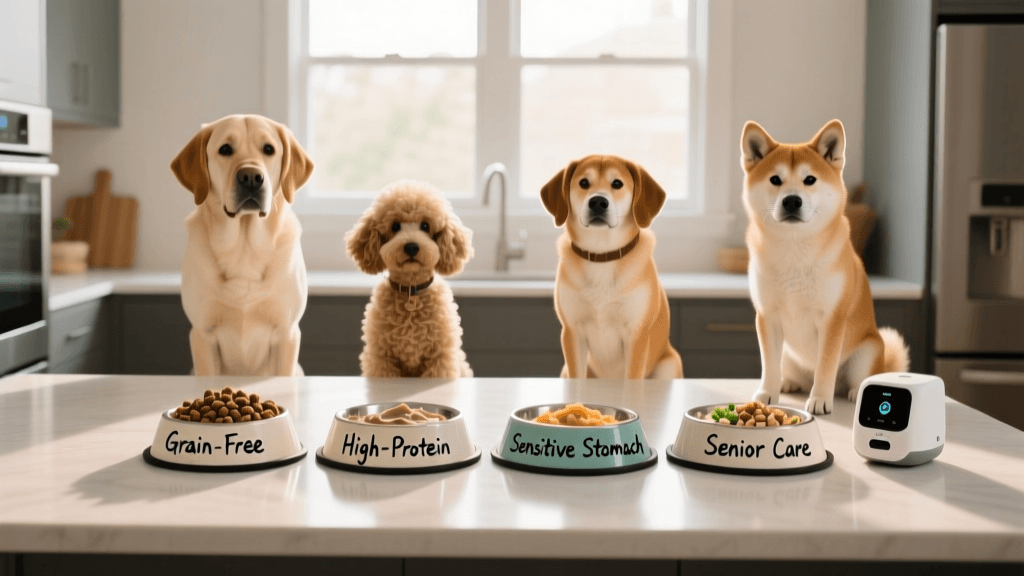 Multi-Dog Feeding: Managing Different Diets Under One Roof