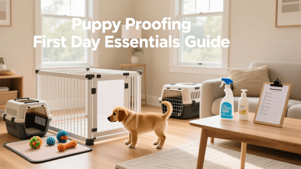 Puppy-Proofing Your Home: A Beginner's First-Day Essentials Guide