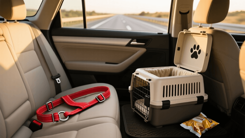 Dog Car Harness vs. Travel Crate: Road Trip Safety Guide