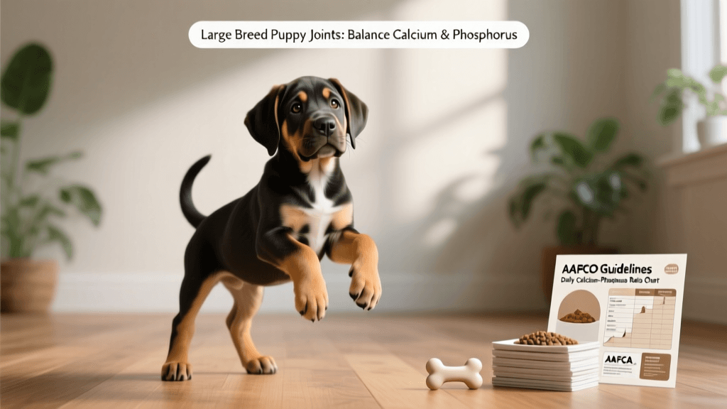 Large Breed Puppy Nutrition: Calcium, Phosphorus, and Joint Health