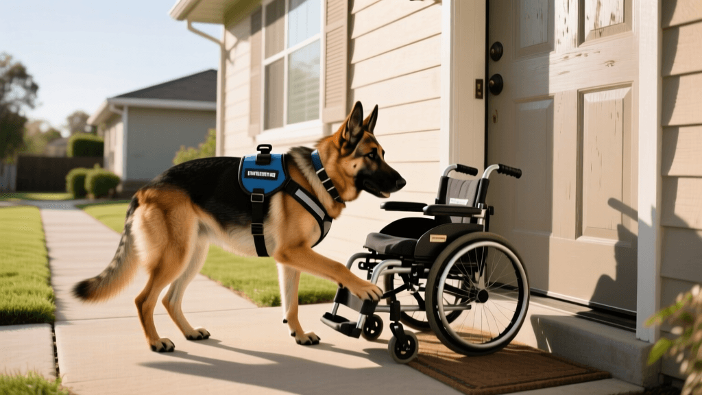 Mobility Service Dog Training: Wheelchair & Door Tasks in 2026