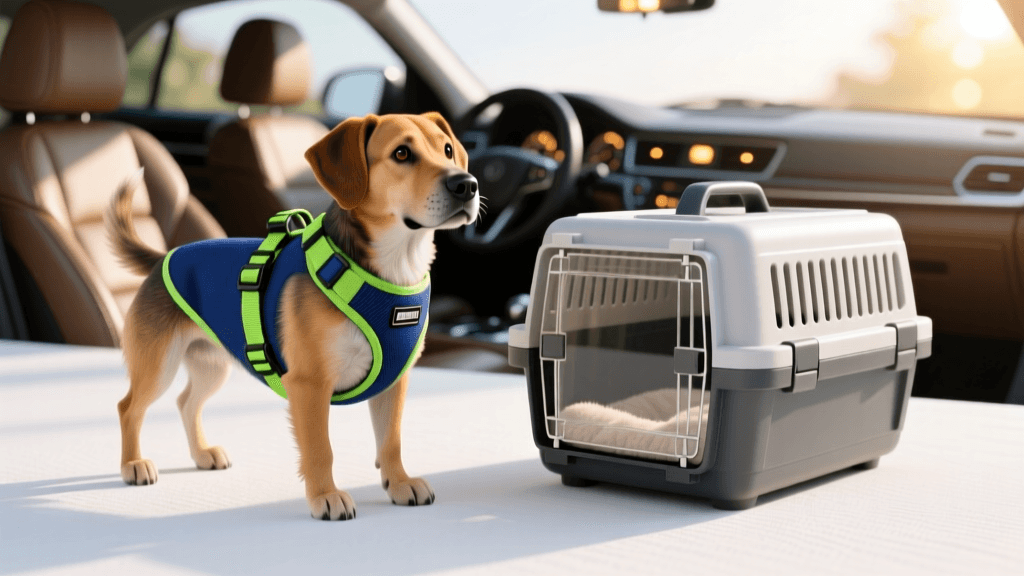 Dog Car Harness vs Crash Tested Crate: Which Is Safer?