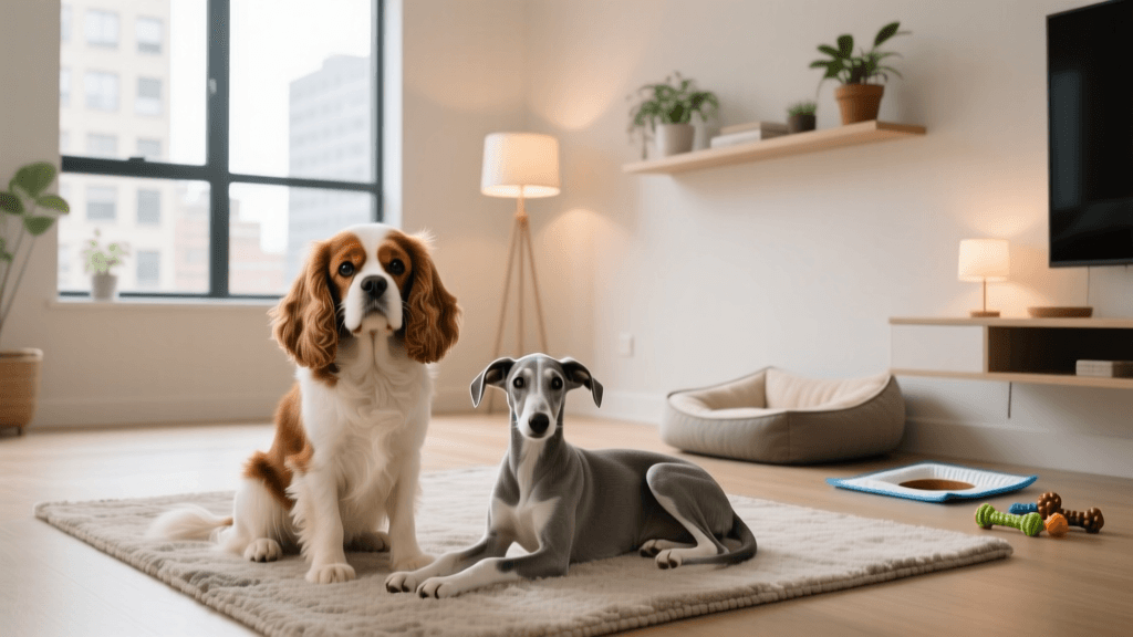 Quiet Apartment Puppy Care 2026: Cavaliers & Greyhounds
