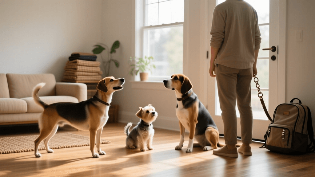 Training Multiple Dogs: Mastering Recall and Door Manners