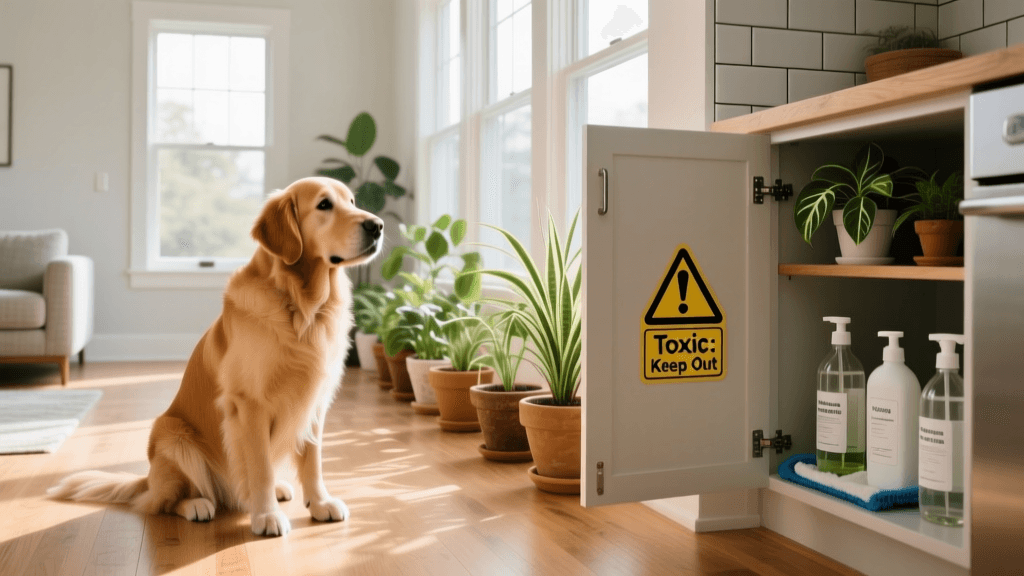 Dog-Proofing Your Home From Toxic Plants and Cleaners
