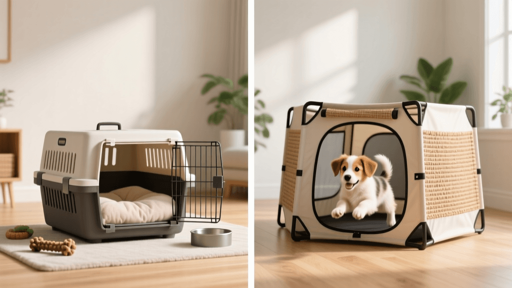 Puppy Crate vs. Playpen: A Side-by-Side Comparison