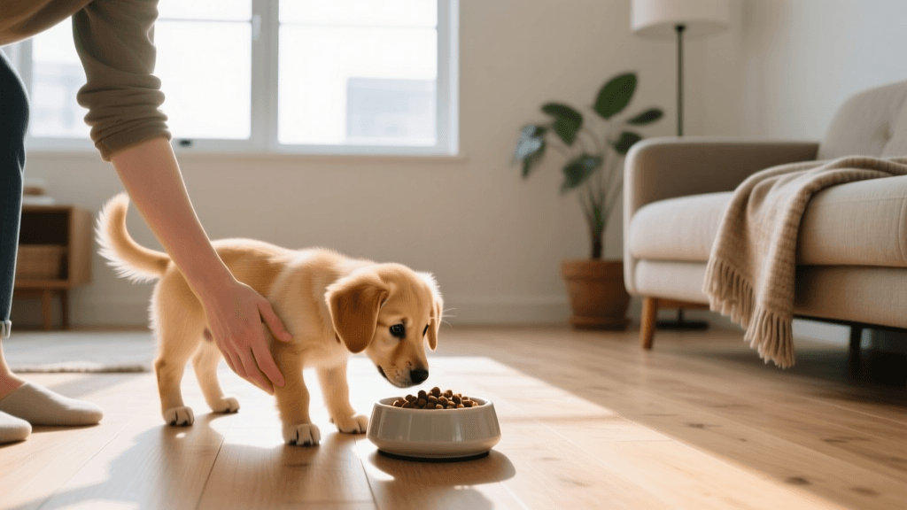 First Month Feeding Strategy for Your New Dog or Puppy