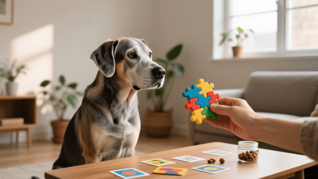 Senior Dog Training: Mental Stimulation and Trick Teaching