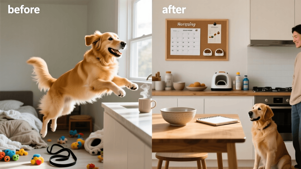 Before & After: Transforming Morning Routines With High-Energy Dogs