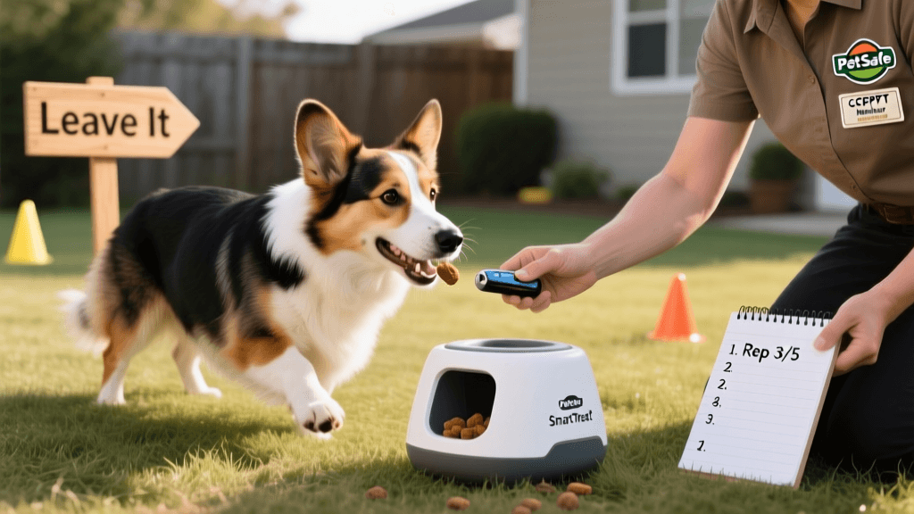 Using Treat Dispensing Toys To Reinforce Leave It Behavior