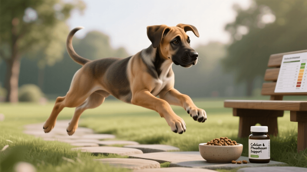 Feeding Large Breed Puppies: Calcium, Phosphorus, and Joints