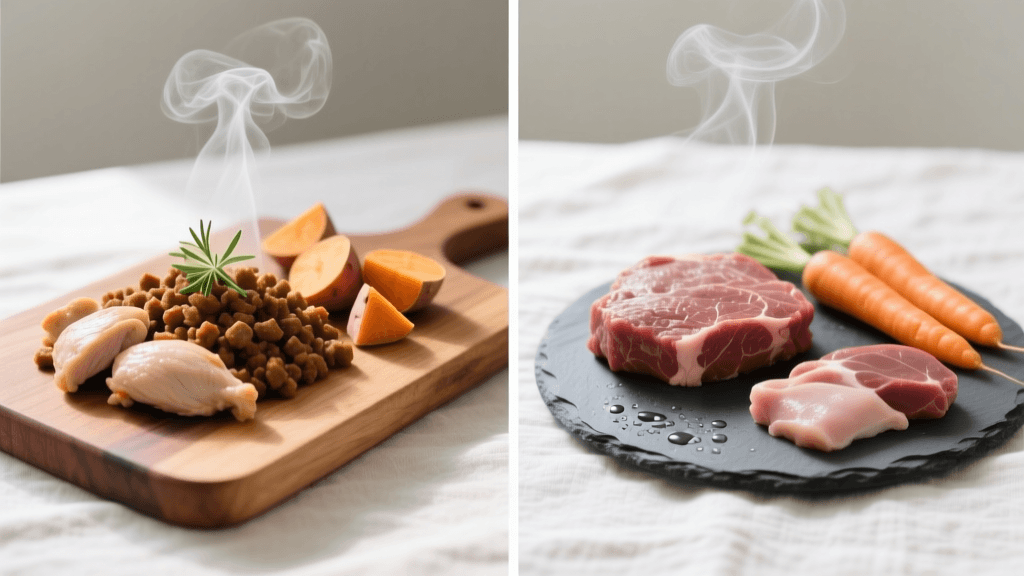 Lightly Cooked Fresh Dog Diets vs Raw: 2026 Vet Guide