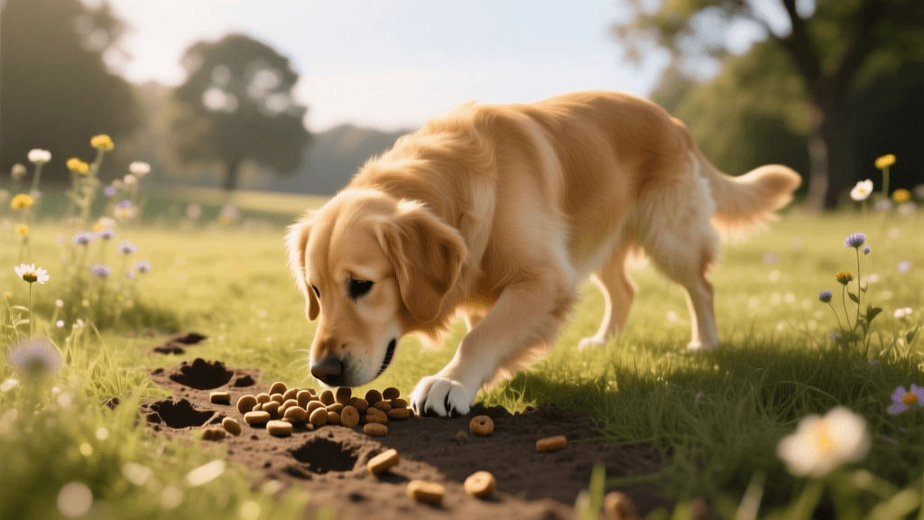 Canine Foraging Instincts: How Scatter Feeding Reduces Anxiety
