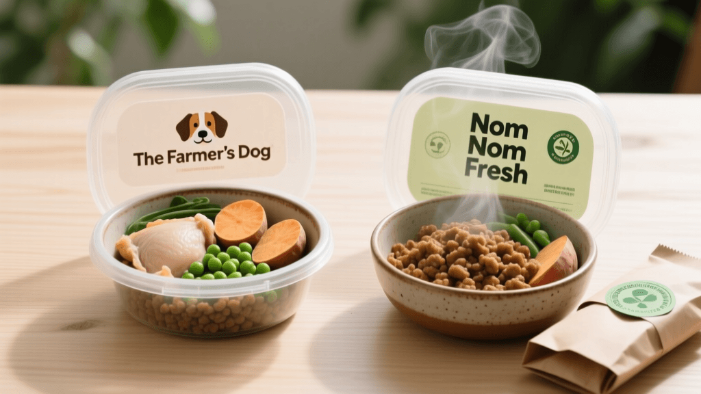 The Farmer's Dog vs Nom Nom 2026: Fresh Diet Review