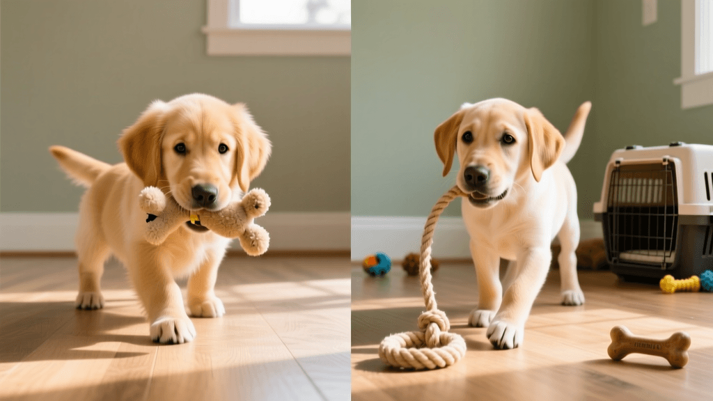 Golden vs Labrador Retriever: First-Year Puppy Care
