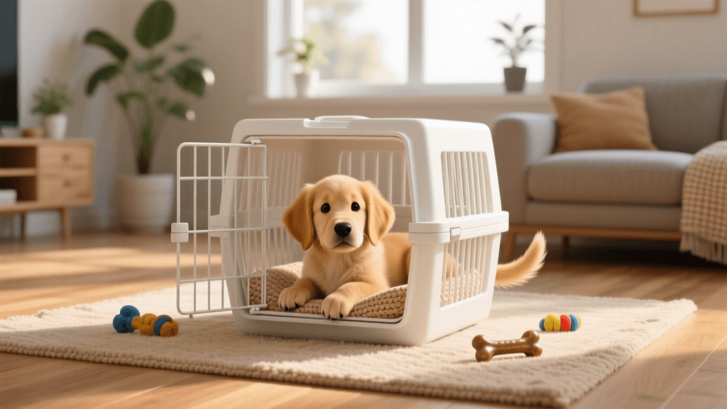 The First-Time Owner's Guide to Puppy Crate Training