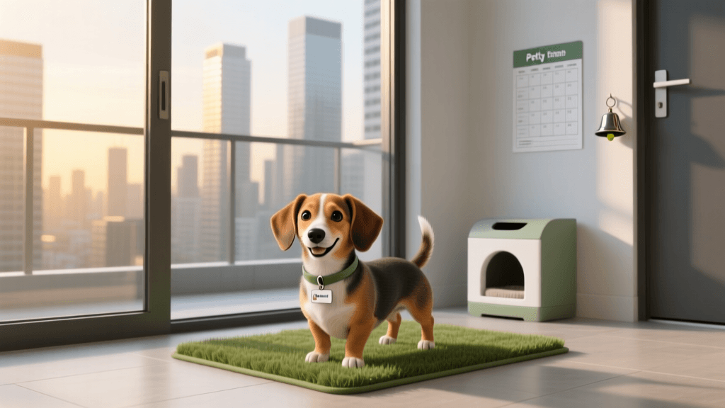 Potty Training a Puppy in a High-Rise Apartment Guide