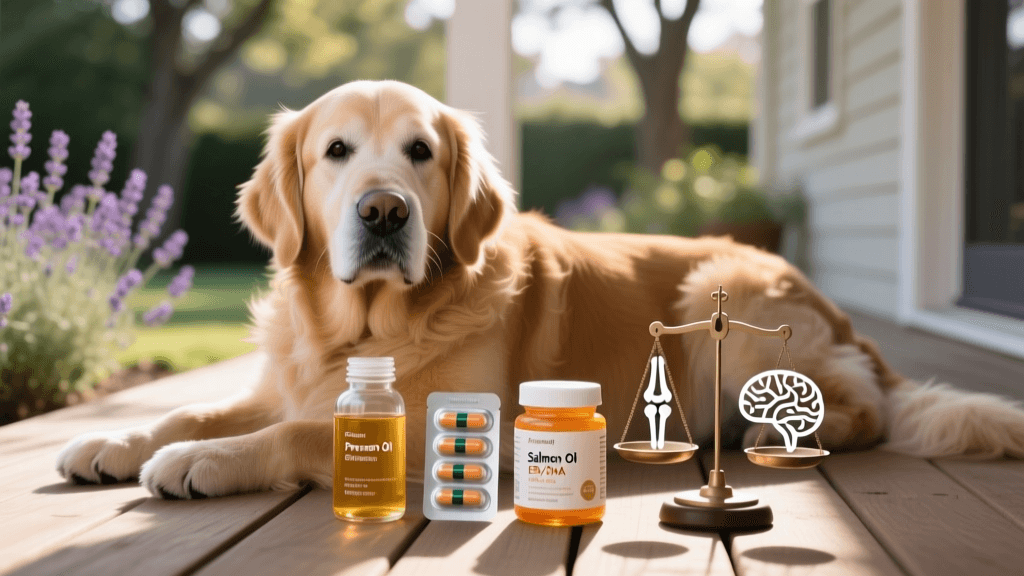 Best Omega-3 Salmon Oils for Senior Dogs 2026: EPA vs DHA Guide