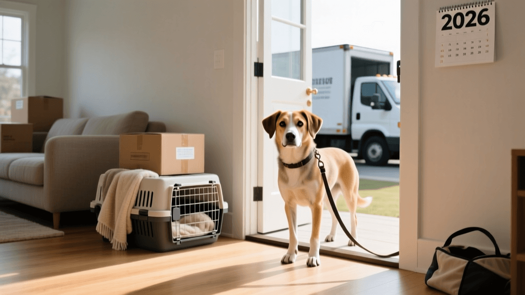 Moving With Dogs: 2026 Boundary & Crate Training Guide