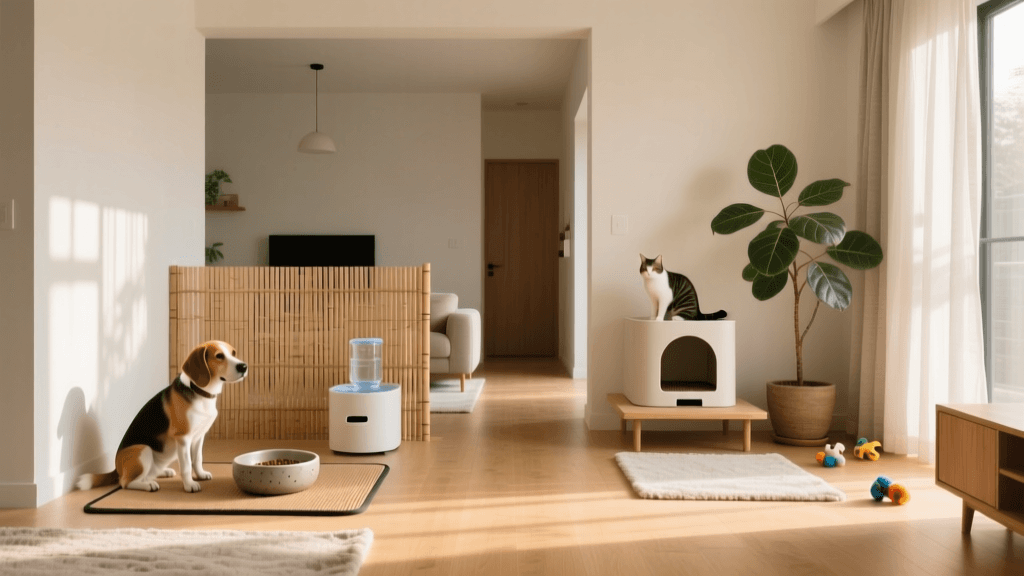 Designing Safe Zones and Feeding Stations for Multi-Pet Homes