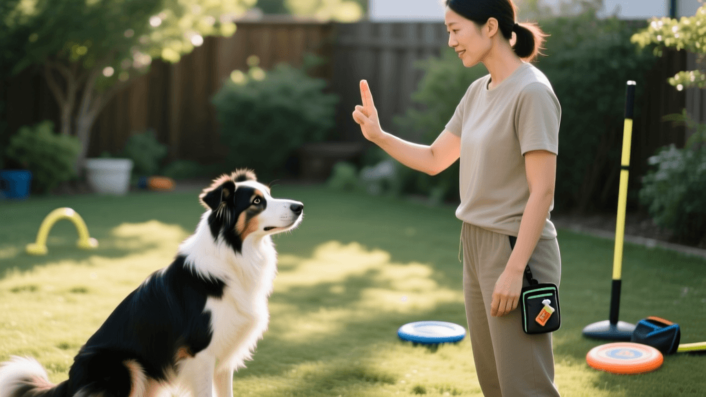 Using Hand Signals In Dog Training