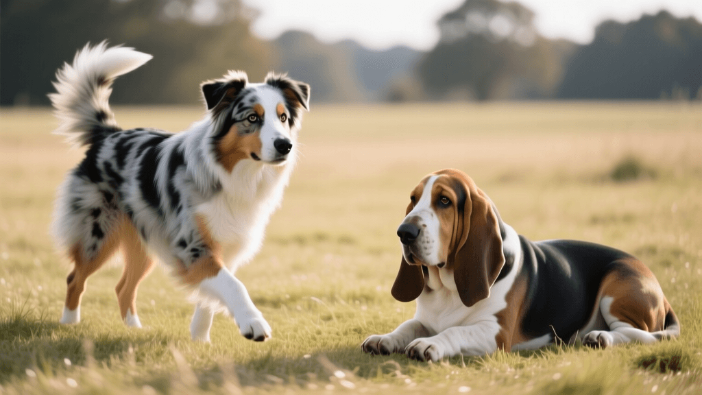 Australian Shepherd vs Basset Hound: Breed Instincts