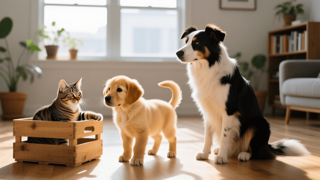 How to Introduce a New Puppy to Older Dogs and Cats