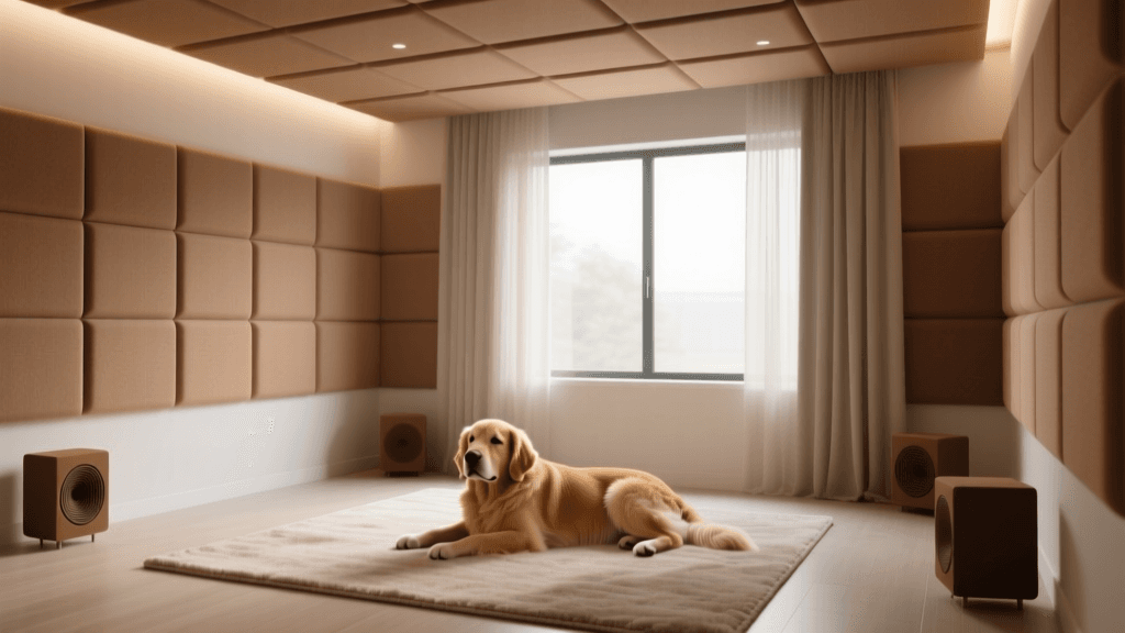 Soundproof Dog Safe Room 2026: Noise Phobia Guide