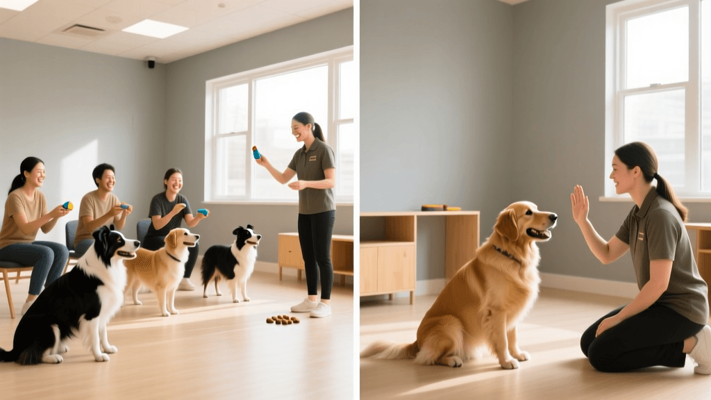 Group Class Vs One To One Dog Training