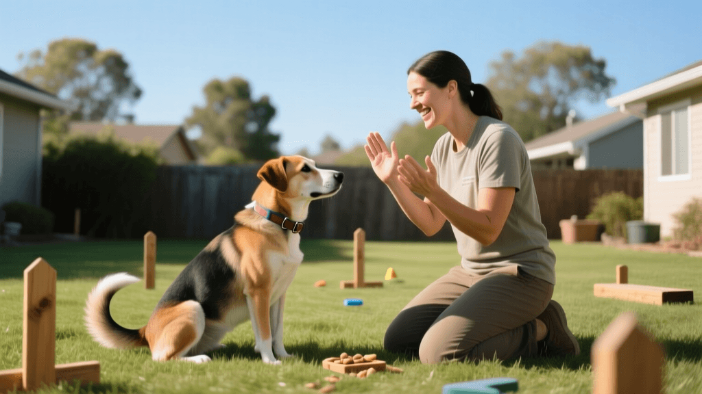 Positive reinforcement dog training without overusing treats