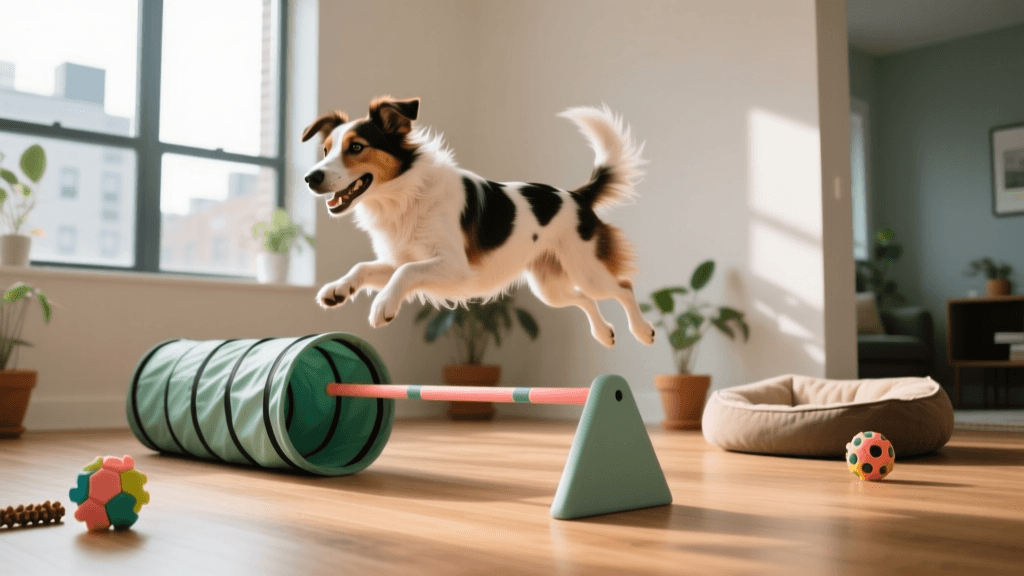 Apartment Dog Fitness: Indoor Exercise and Mental Enrichment