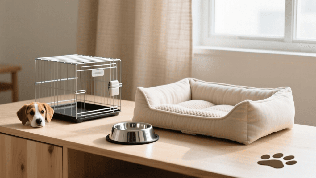 Top Puppy Starter Gear: Essential Crates, Beds, and Bowls