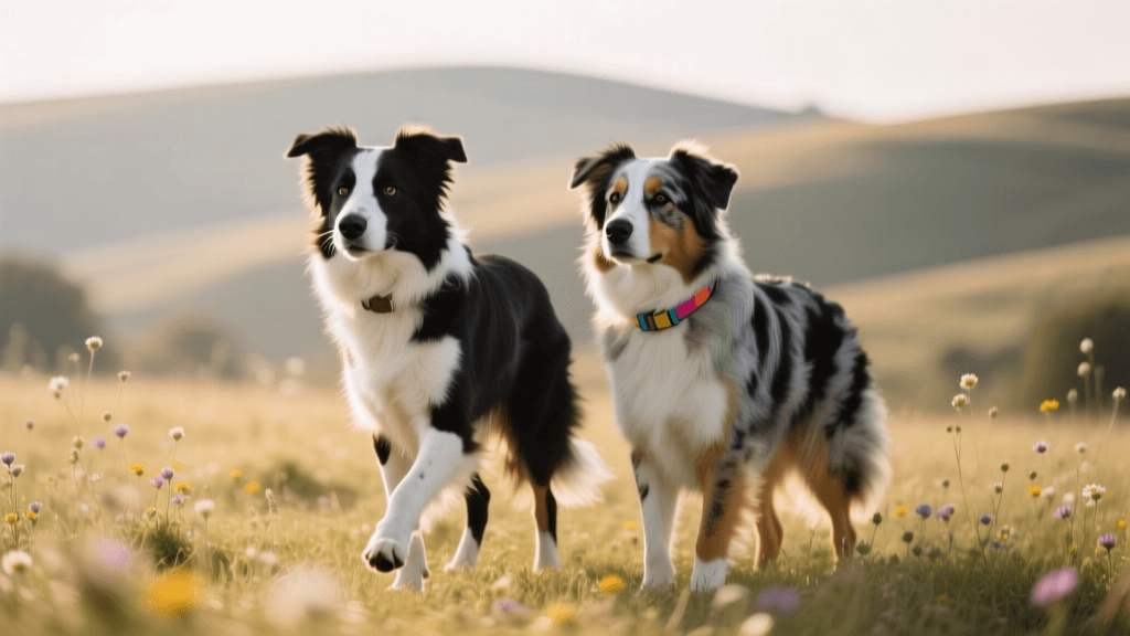 Border Collie vs Australian Shepherd: Instincts and Energy