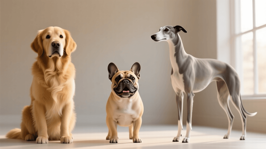 Breed Health Comparison: Golden Retriever, Frenchie, and Greyhound