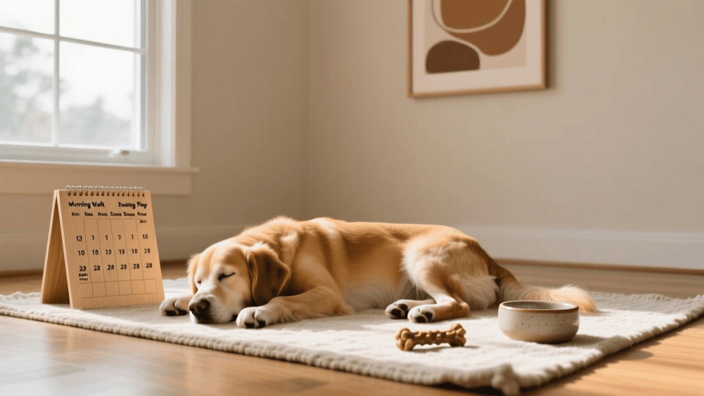 Daily Dog Schedules: Reducing Anxiety Through Routine