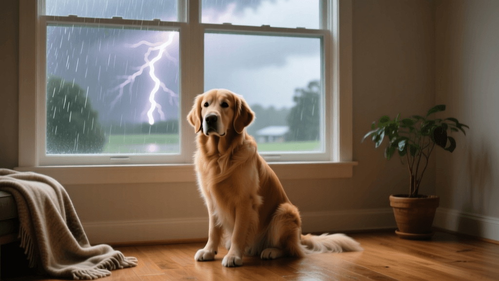 Decoding Seasonal Noise Phobias in Dogs: Storms & Fireworks