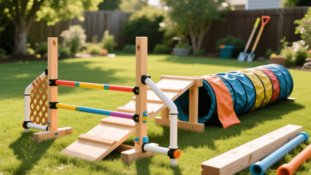 DIY Backyard Agility Course: Build Dog Training Equipment