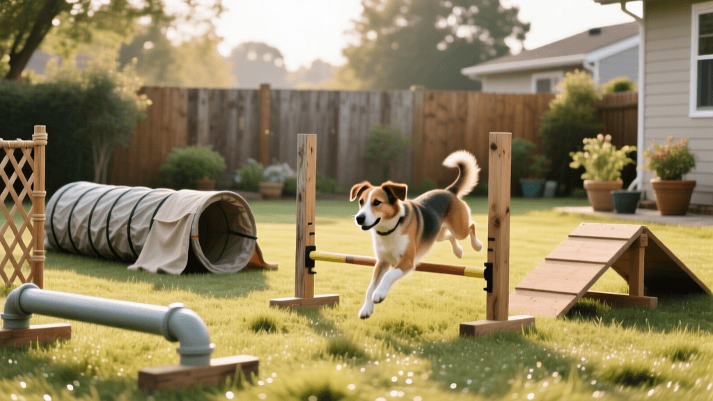 DIY Backyard Agility Course: Build Homemade Dog Training Obstacles