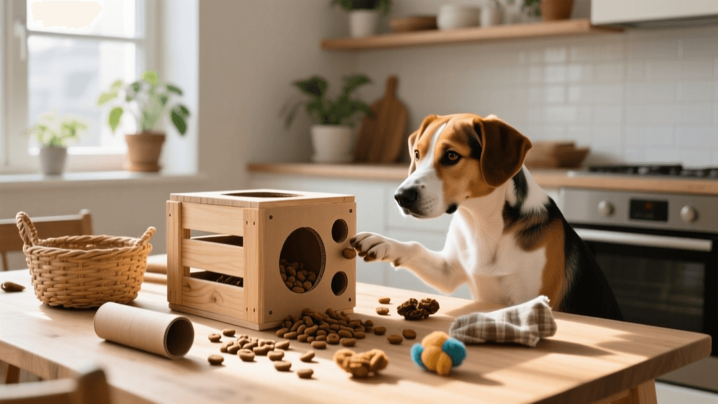 DIY Enrichment Puzzles to Satisfy Dog Foraging Instincts