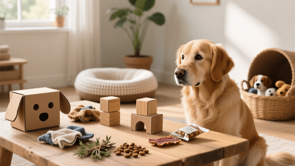 DIY Dog Puzzle Toys and Scent Games for Mental Training