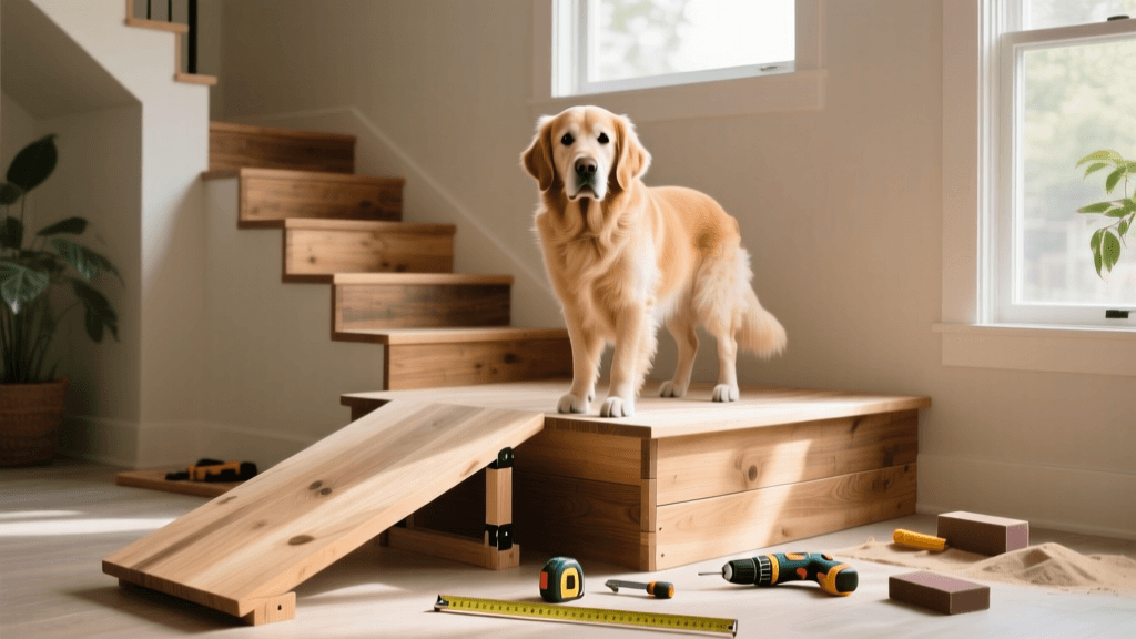 DIY Dog Ramps and Stairs: Protect Your Senior Dog Joints