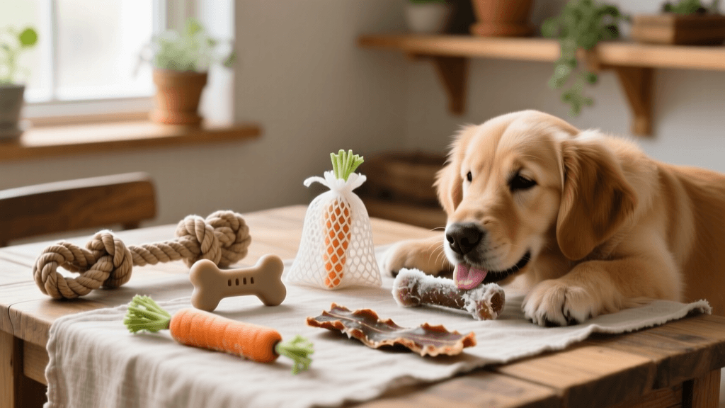 Best DIY Puppy Teething Toys and Homemade Soothing Chews