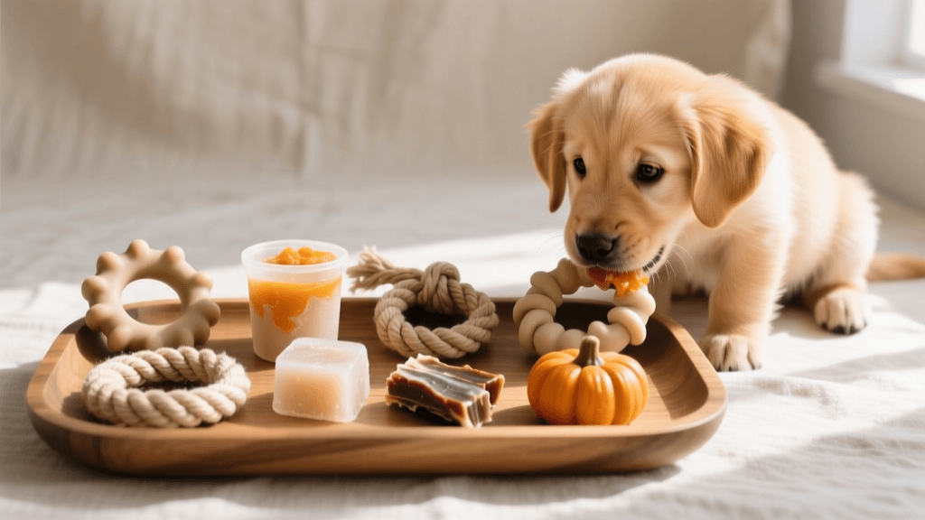 Best DIY Puppy Teething Toys and Homemade Soothing Treats