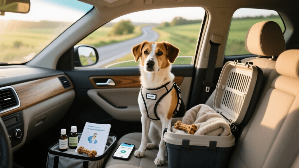 Managing Dog Motion Sickness and Travel Anxiety on Road Trips