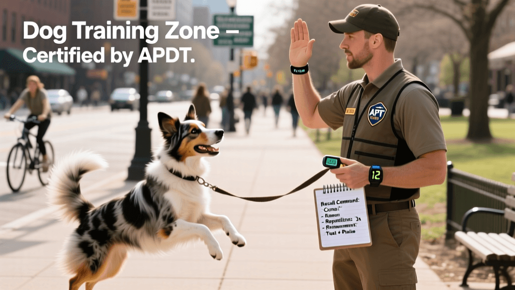 Dog Recall Training In Distracting Environments