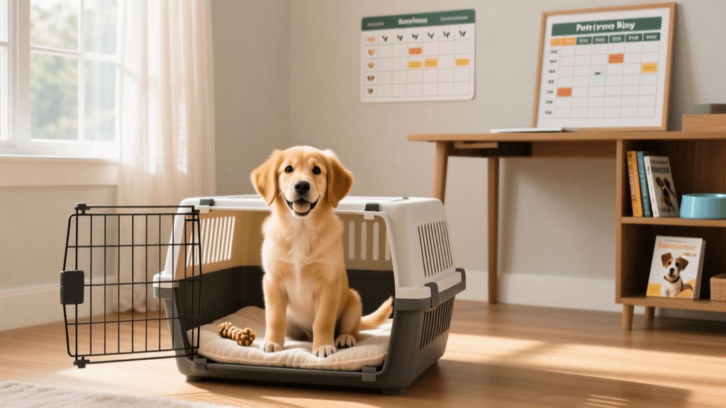 First-Time Owner Guide To Puppy Potty And Crate Training