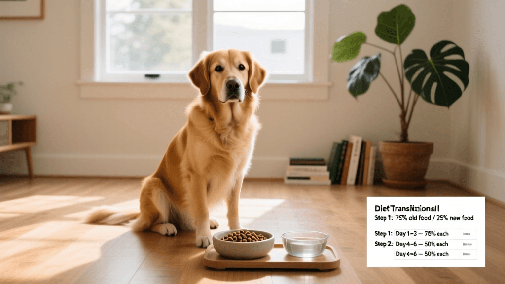 First-Week Diet Transition Guide for Newly Adopted Dogs