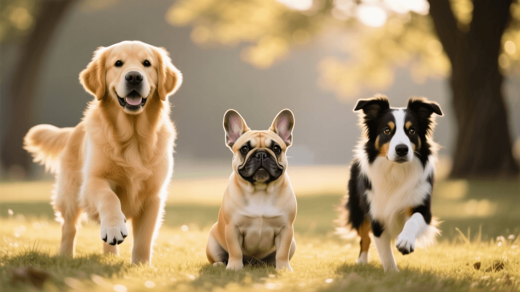 Golden Retriever vs Frenchie vs Collie: First Year Puppy Care